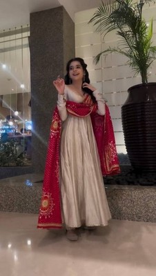 Designer Gown Pakistani Salwar Kameez Ready To Wear Suits Indian Wedding Party L
