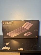 ProtoArc Foldable XKM01 Mini Compact Keyboard and Mouse W/Case Open Box New