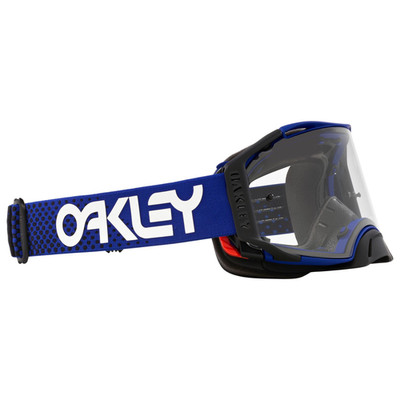 Oakley Airbrake Moto Blue B1B MX Goggle Clear Lens