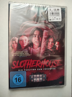 Slotherhouse - Ein Faultier zum Fürchten DVD , Horror , Neu , Ovp , FSK 16