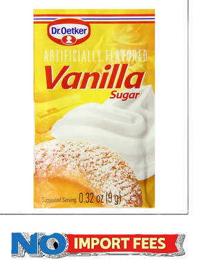 Dr. Oetker Vanilla Sugar, .32-Ounce (Pack of 12)