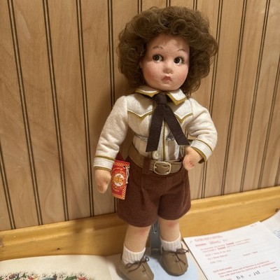 ￼Levi Aldo 14 Inch Felt Doll Original Box New Never Handle