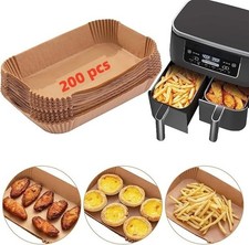 200 pcs Air Fryer Disposable Paper Liner Non-...