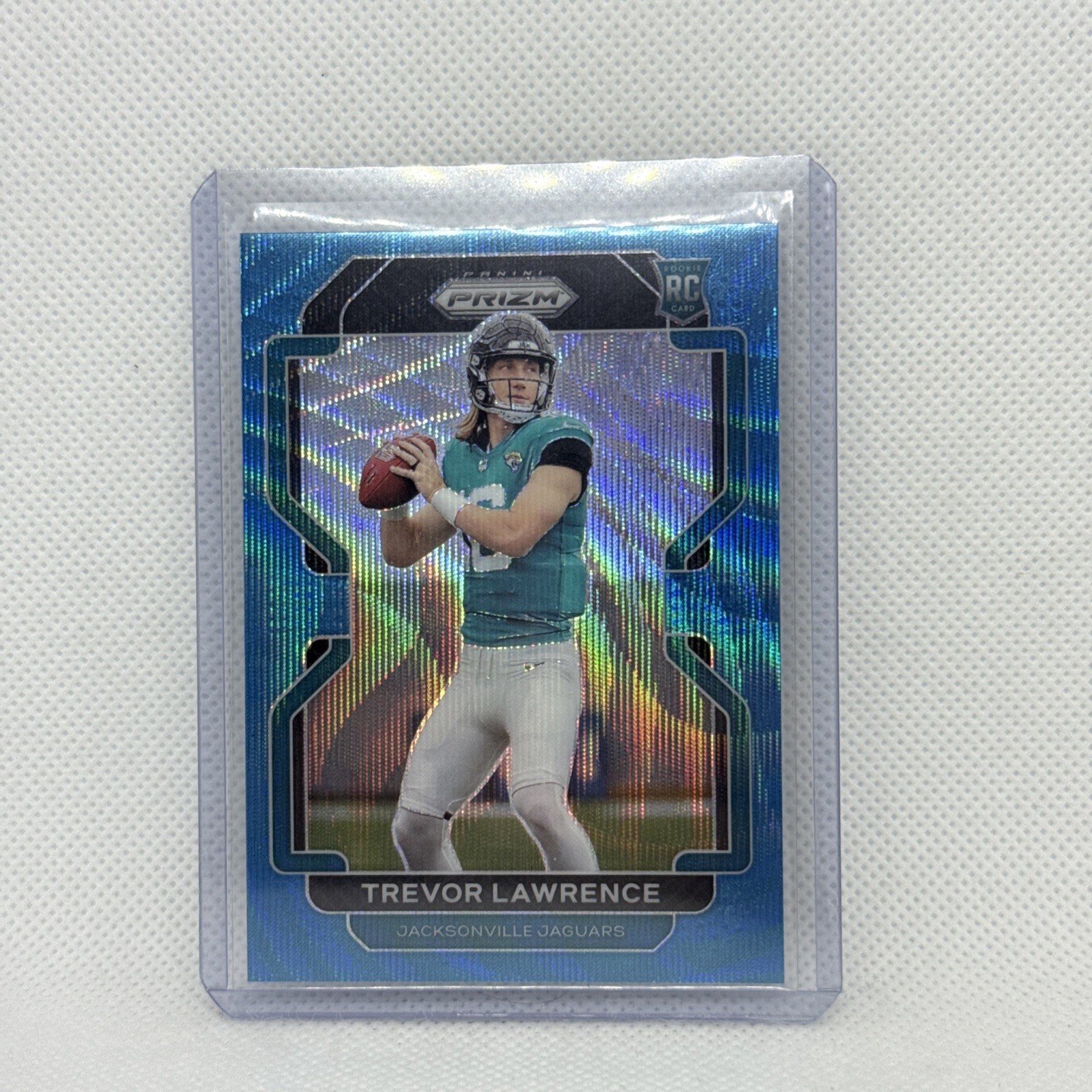 2021 Prizm Trevor Lawrence #86/199 Blue Wave Rookie