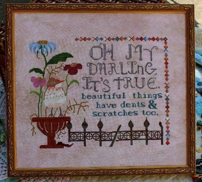 Schöne Dinge Kreuzstich Muster Garten Sampler Saison Blüte Diagramm DMC