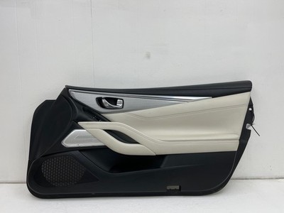 2017-2019 INFINITI Q60 RWD Front Right Inner Door Trim Panel Gallery White OEM