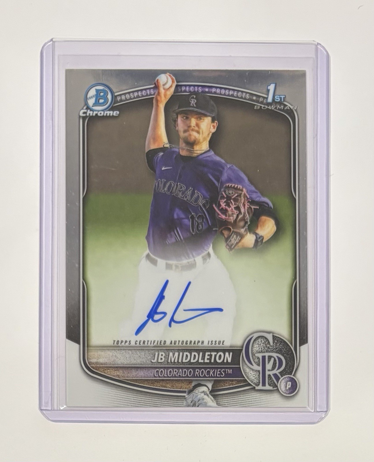 2025 Bowman Draft Chrome - JB Middleton Bowman 1st Auto - Rockies🔥🔥🔥🔥