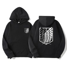 Japan Anime Attack on Titan Men Hoodies Spring Autumn Hip Hop Casual Pullover