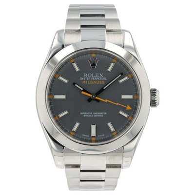 Rolex Milgauss Black Dial Stainless Steel 40mm Automatic Men s Watch 116400