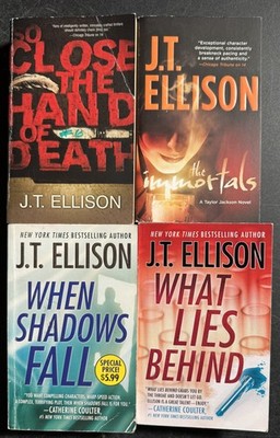Lot 4 J T Ellison Suspense Novels Immortals When Shadows Fall