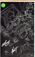 PoohHammer ( Do You Pooh ) WarHammer Homage Virgin Sketch GITD Double Sig’s comic cover