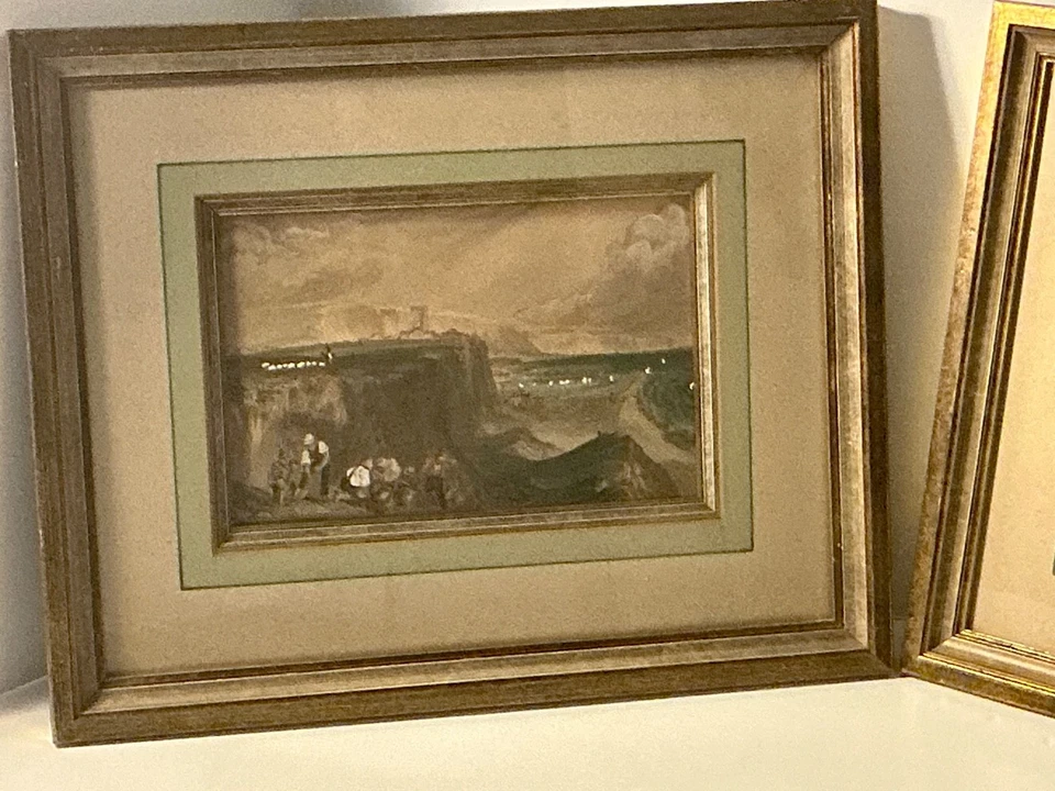 J.M.W. 后 19 世纪手工着色点刻 Turner意大利英格兰 — 第 4/4 张图片