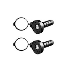 30mm Clear Rearview Mirror for Bike for 2 Pcs 360 Adjustable Handlebar End Mount