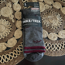 DARN TOUGH Light Hiker Micro Crew Hiking Socks Men Size XL 12.5-14.5 Wool Blend