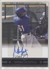 2020 Leaf Ultimate Draft 1991 Gold Leaf Rookies Maximo Acosta #GLR-MA2 Auto 3b3