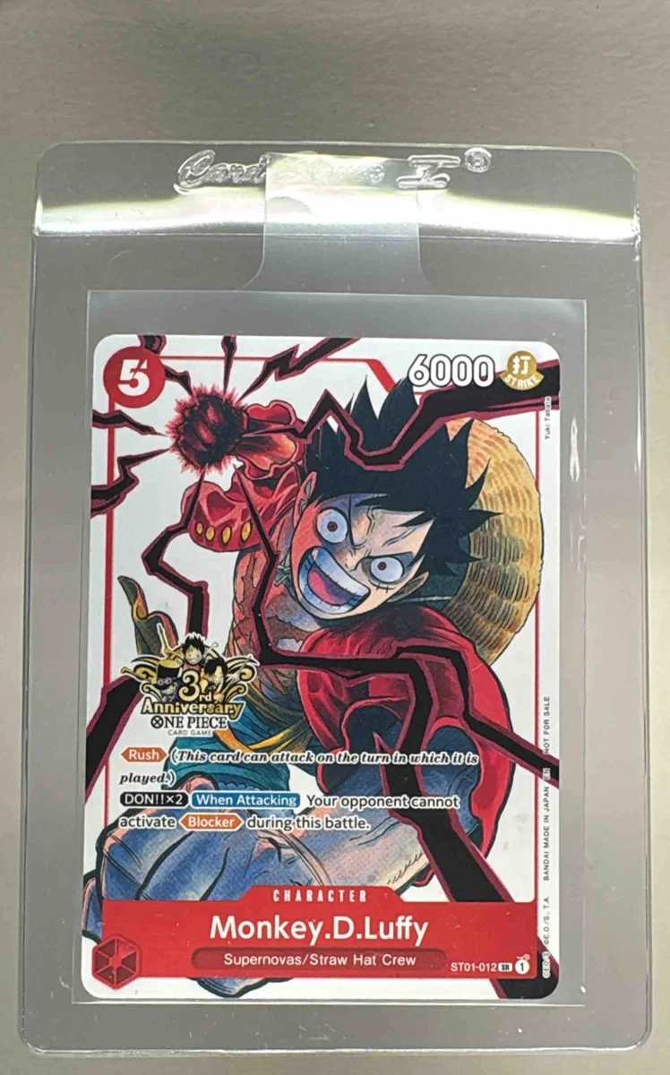Monkey.D.Luffy ST01-012 One Piece Promotion Cards for sale | eBay