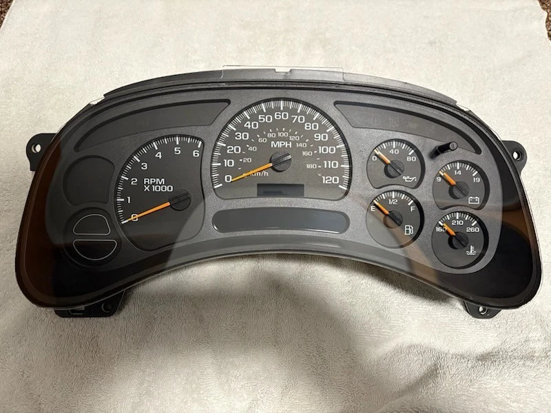 2003-05 CHEVROLET SILVERADO 1500,AVALANCHE 1500,GMC SIERA INSTRUMENT CLUSTER - Image 2 of 4