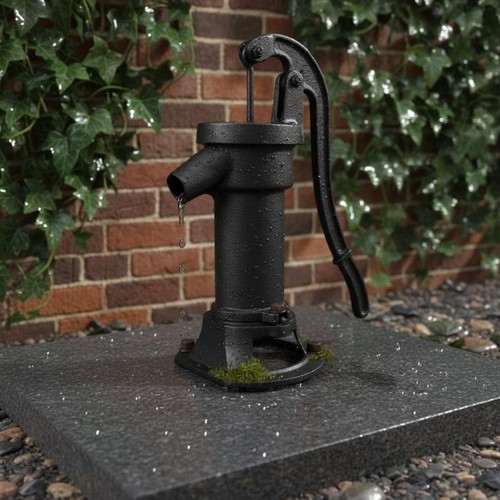 Pompe à Eau Manuelle En Fonte Robuste et Résistant pour Irrigation, Enfants - Afbeelding 4 van 13