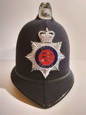 Vintage Essex British Bobby Police Helmet Hat Collectible Comb Top