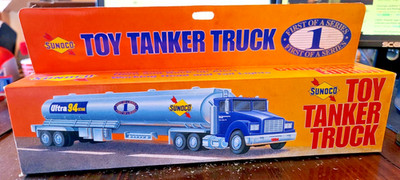 1994 Vintage Sunoco Toy Tanker Truck Collectors Edition 1 of Series Diecast NIB