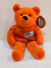 Salvinos Bammers JOHN ELWAY Denver Broncos NFL 7 Beanie Plush Bear 8" Orange NWT