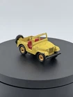 Vintage 1966 Matchbox Lesney Series No. 72 Yellow Jeep CJ-5 Diecast Toy Car