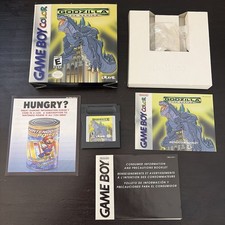 Godzilla: The Series (Nintendo GameBoy Color, 1999) CIB Tested W/Protective Case