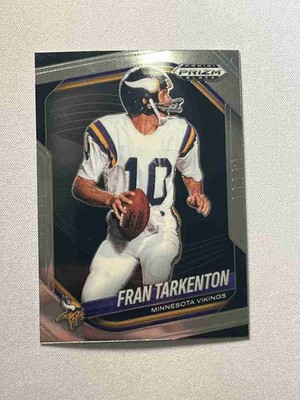 fran☆ 2025 Panini Prizm Black - Fran Tarkenton #87 for sale online | eBay