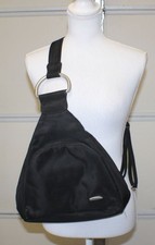 Travelon Anti  Theft Urban Sling Bag Black RFID Backpack Crossbody Travel Bag Vtg