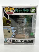 Funko Pop! Deluxe: Rick and Morty - King of S#!+ #694 for sale
