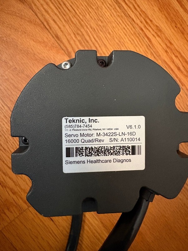 Teknic M-3422S-LN-16D Servo Motor 16000 Quad/rev