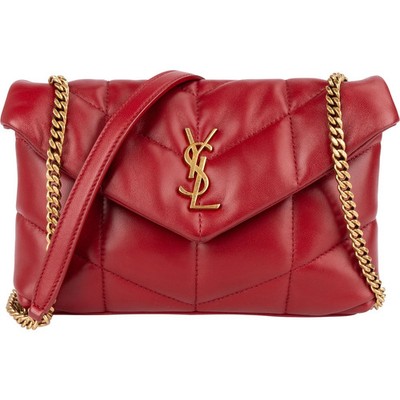 Saint Laurent Quilted Leather Small Loulou Crossbody Bag Tasche
