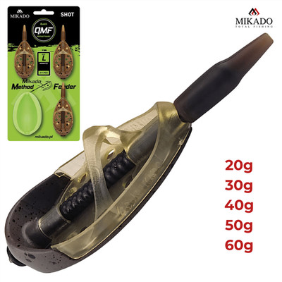 Mikado Quick Method Feeder Shot Set 3 Stk Futterkörbe+Form Schnellwechsel 20-60g