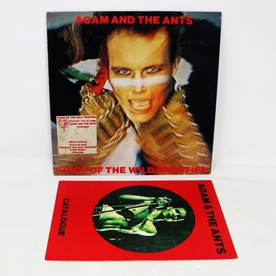 VINTAGE 1980 CBS ADAM AND THE ANTS KINGS OF THE WILD FRONTIER VINYL + CATALOGUE