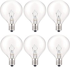 40 Watt Light Bulbs E12 Candelabra Base 120Volt Round Light Bulb