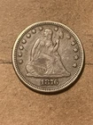 1876 P Seated Liberty Quarter - XF - As Shown! (#1669)