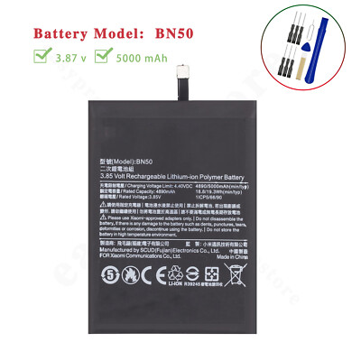 Replacement Xiaomi Mi Max 2 BN50 Battery Tool USA