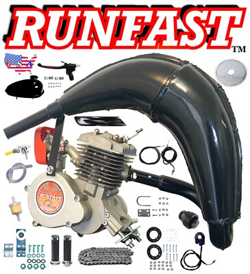 66cc/80cc Bike Stroke Gas Engine Motor Kit Motorized Bicycle