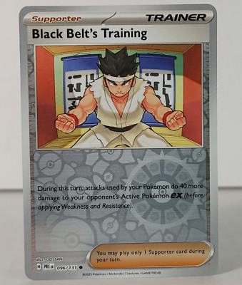Black Belt's Training - Prismatic Evolutions - 096/131 - Pokemon - Reverse Holo