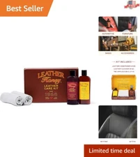 Complete Leather Care Kit - Conditioner, Cleaner, Cloths - All Types/Colors