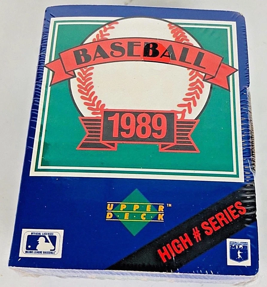 Nuevas tarjetas de béisbol 1989 Upper Deck serie alto número caja sellada de fábrica 701-800 Foto 3 de 4