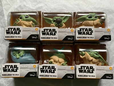 Star Wars MANDALORIAN DAS KIND KOPFGELD SAMMLUNG 6er Set Frosch Suppenkugel etc