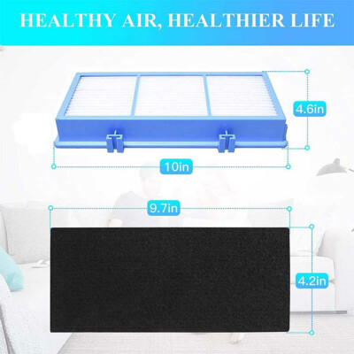 2 HEPA Filters + 4 Carbon Booster Filters For Holmes HAP9413 Air Purifier (USA)