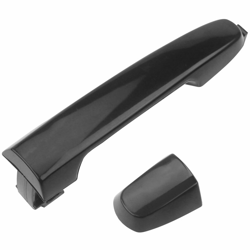 Black Exterior Door Handle Front Rear fits 20012007 Toyota Highlander