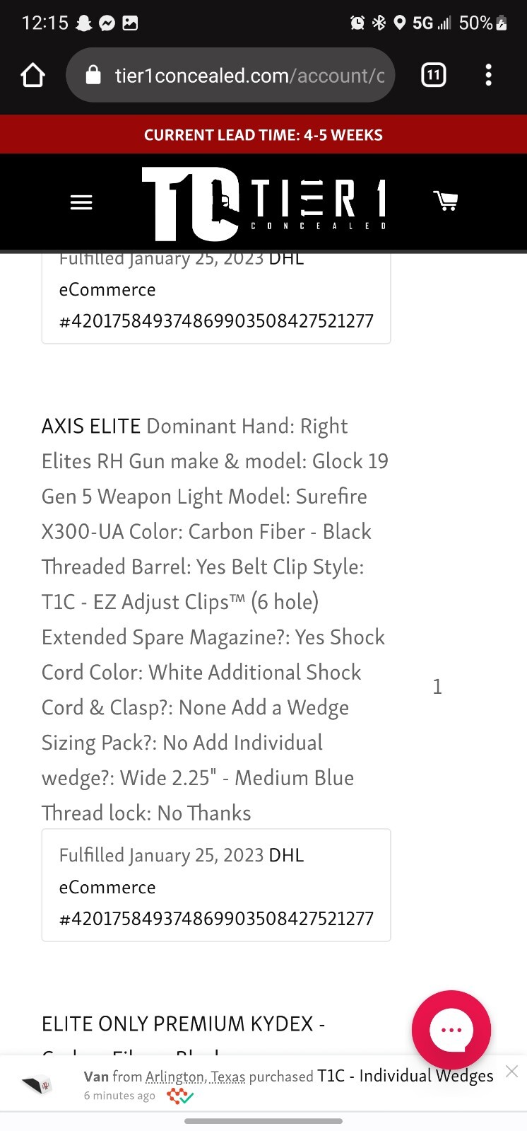 tier one concealed axis elite&nbsp;