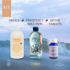 kIT SUPER FOOD⭐️ ORMUS+ZINC SUPPLEMENT+DETOX TABLETS-100%NATURAL W SEA MINERALS