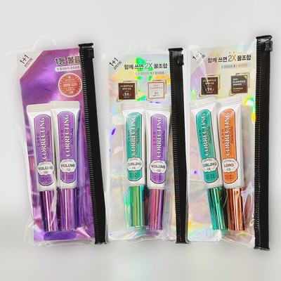 HOLIKA HOLIKA Lash Correcting Mascara - Black - 2 per Set (Choose your set)