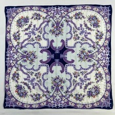 Vintage Christian Dior Handkerchief Pocket Square Bandana Neckerchief