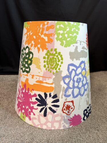 Girls Pastel Floral Hanging Light Fixture Swag Ceiling Lamp Teen Bright Colorful - Picture 2 of 11