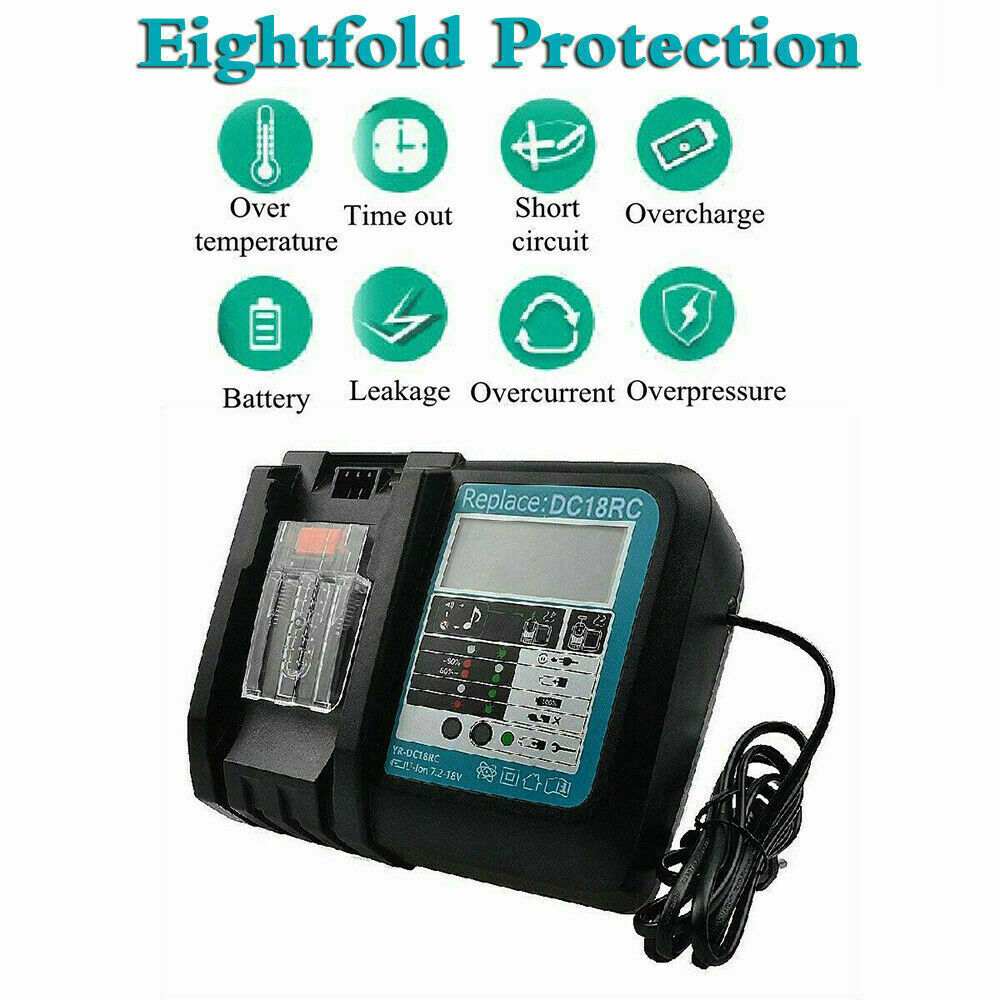 Chargeur Rapide 4A Pour Makita 14,4V/18V – Power Best, Double Port